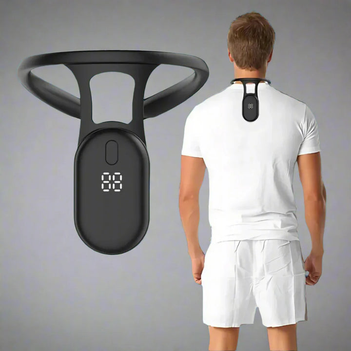 Lisslune | Posture Corrector for Neck and Back | Real-Time Feedback, Lightweight & Breathable for Home, Office & Long Drives