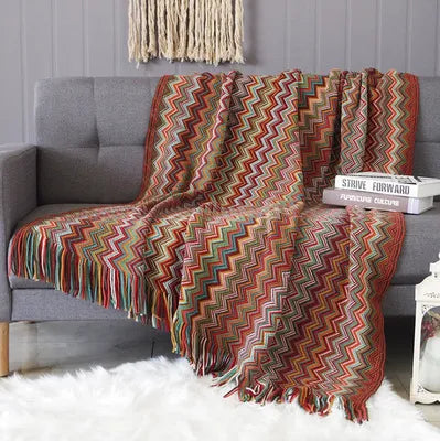 Lisslune | Cozycheck | Plaid Blanket | Stylish Comfort | Embrace the Warmth