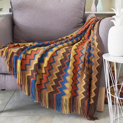 Lisslune | Cozycheck | Plaid Blanket | Stylish Comfort | Embrace the Warmth