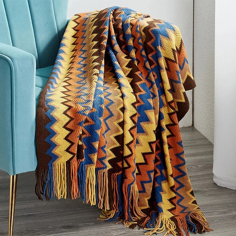 Lisslune | Cozycheck | Plaid Blanket | Stylish Comfort | Embrace the Warmth