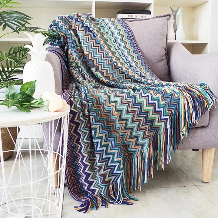 Lisslune | Cozycheck | Plaid Blanket | Stylish Comfort | Embrace the Warmth