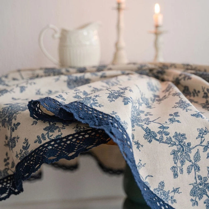 Lisslune | Maribelle Floral Lace-Trimmed Curtain