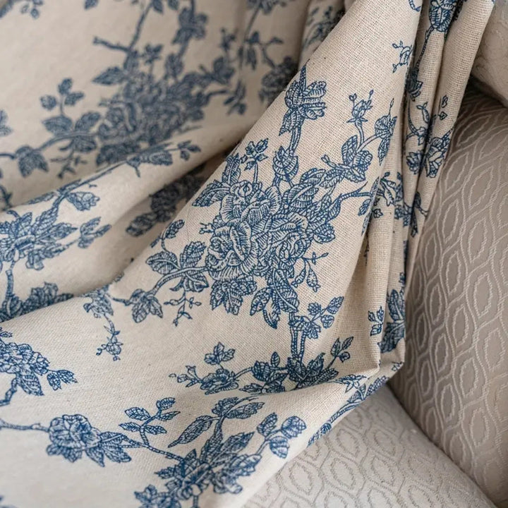 Lisslune | Maribelle Floral Lace-Trimmed Curtain