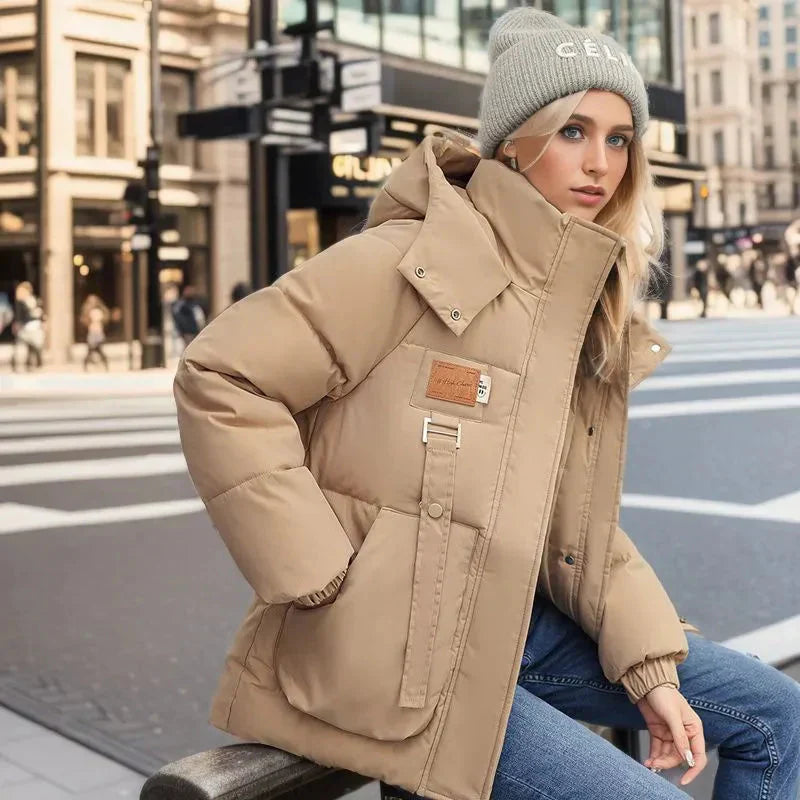 Lisslune | SnowShield Women's Winter Jacket – Quilted, Waterproof and With Hood
