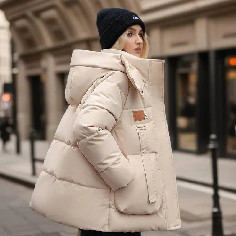 Lisslune | SnowShield Women's Winter Jacket – Quilted, Waterproof and With Hood