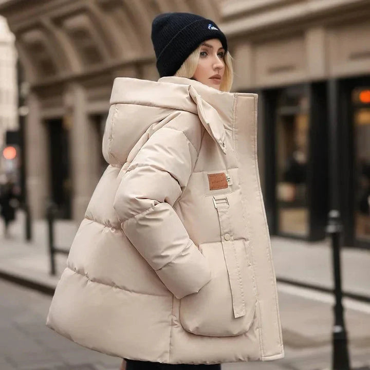 Lisslune | SnowShield Women's Winter Jacket – Quilted, Waterproof and With Hood