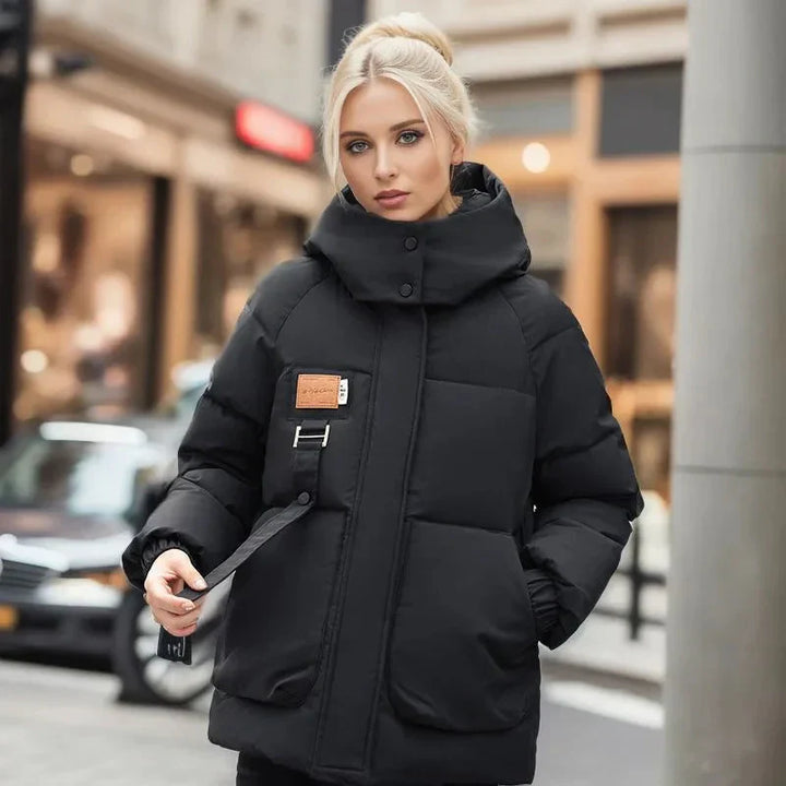 Lisslune | SnowShield Women's Winter Jacket – Quilted, Waterproof and With Hood