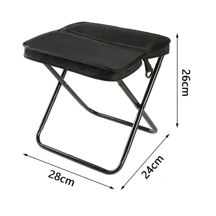Lisslune | Ultra-Light Foldable Camping Chair | Tear-Resistant, Space-Saving & Ideal for Festivals, Fishing Trips & Outdoor Relaxation