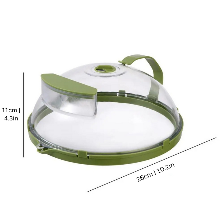 Lisslune | Handy Microwave Cover | Locks in Moisture, Safe Handle & Versatile for Home, Dorms, and Apartments