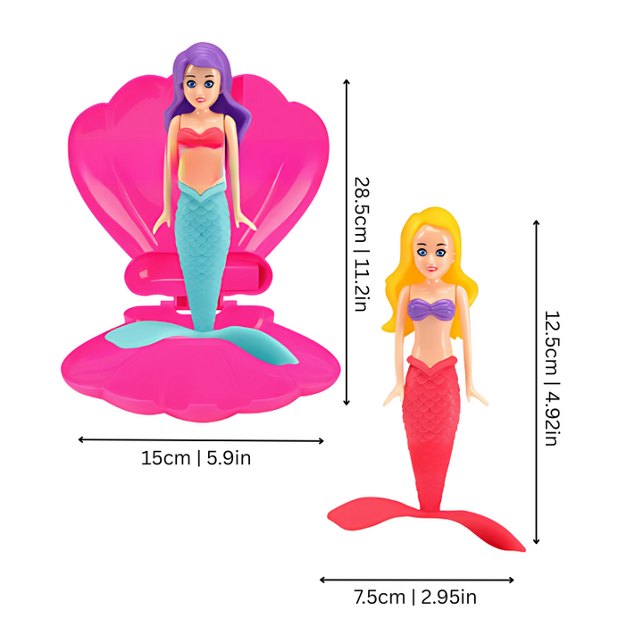 Lisslune | WaterWonder Magical Shell – Playful mermaid toy for the swimming pool