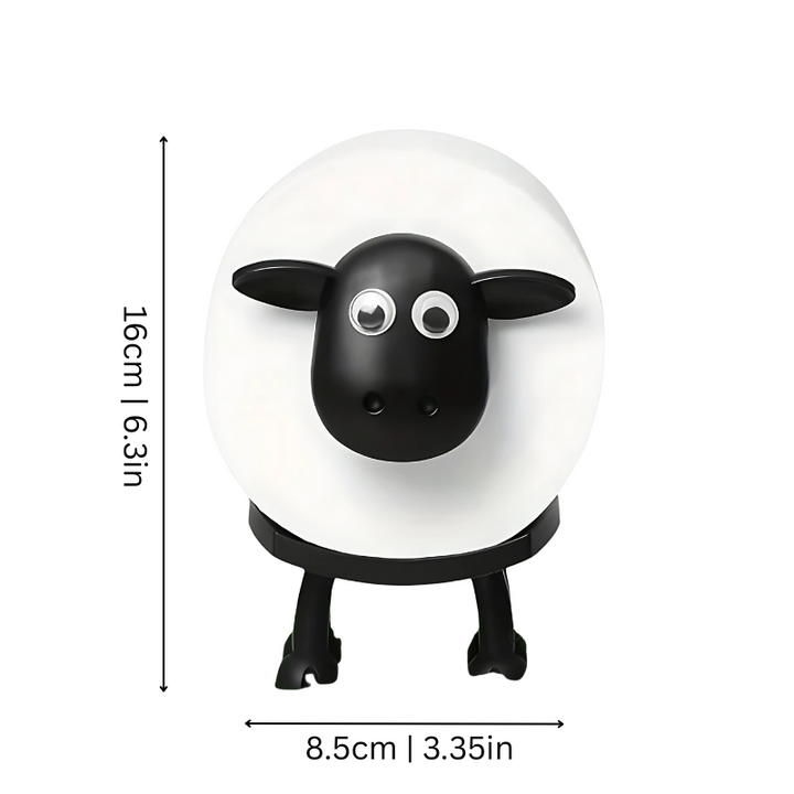 Lisslune | Sheep Toilet Paper Holder | Charming, Space-Saving Design for Bathroom Organization & Fun Décor