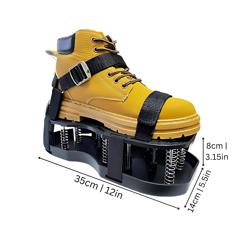 Lisslune | Lawn Aerator Shoes | Adjustable Straps for Healthier Roots & Thicker Grass without Heavy Tools