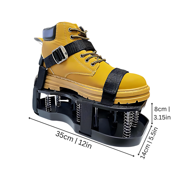 Lisslune | Lawn Aerator Shoes | Adjustable Straps for Healthier Roots & Thicker Grass without Heavy Tools