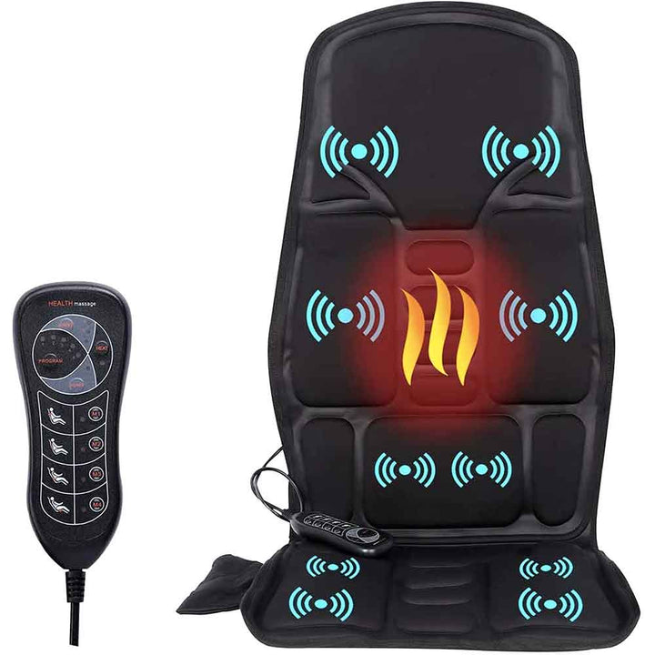 Lisslune | Fashion massage chair pad with heated neck pillow for car and home