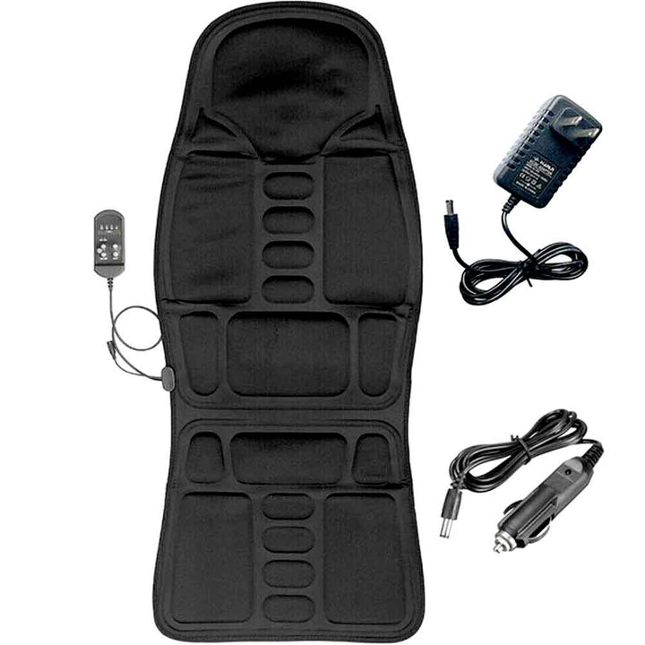 Lisslune | Fashion massage chair pad with heated neck pillow for car and home