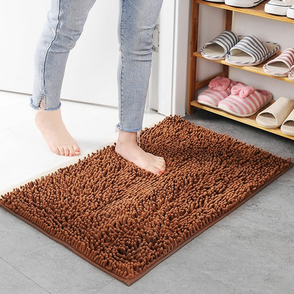 Lisslune | Mavi Soft Chenille Bath Mat