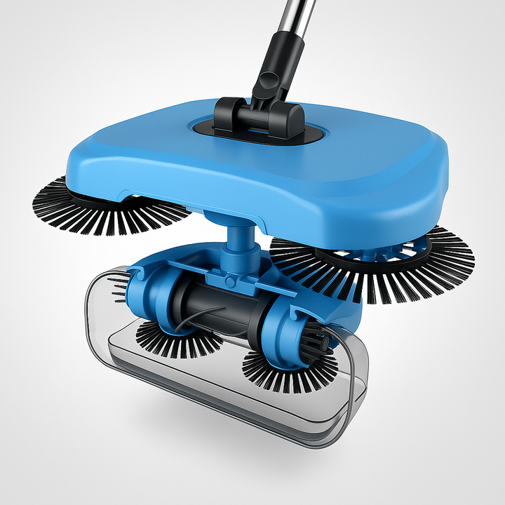 Lisslune | 2-in-1 Vacuum Broom | Cordless, Eco-Friendly & Suitable for Tiles, Wood, and Carpets