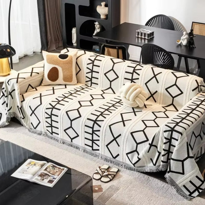 Lisslune | Maze Four-Season Chenille Sofa Cover