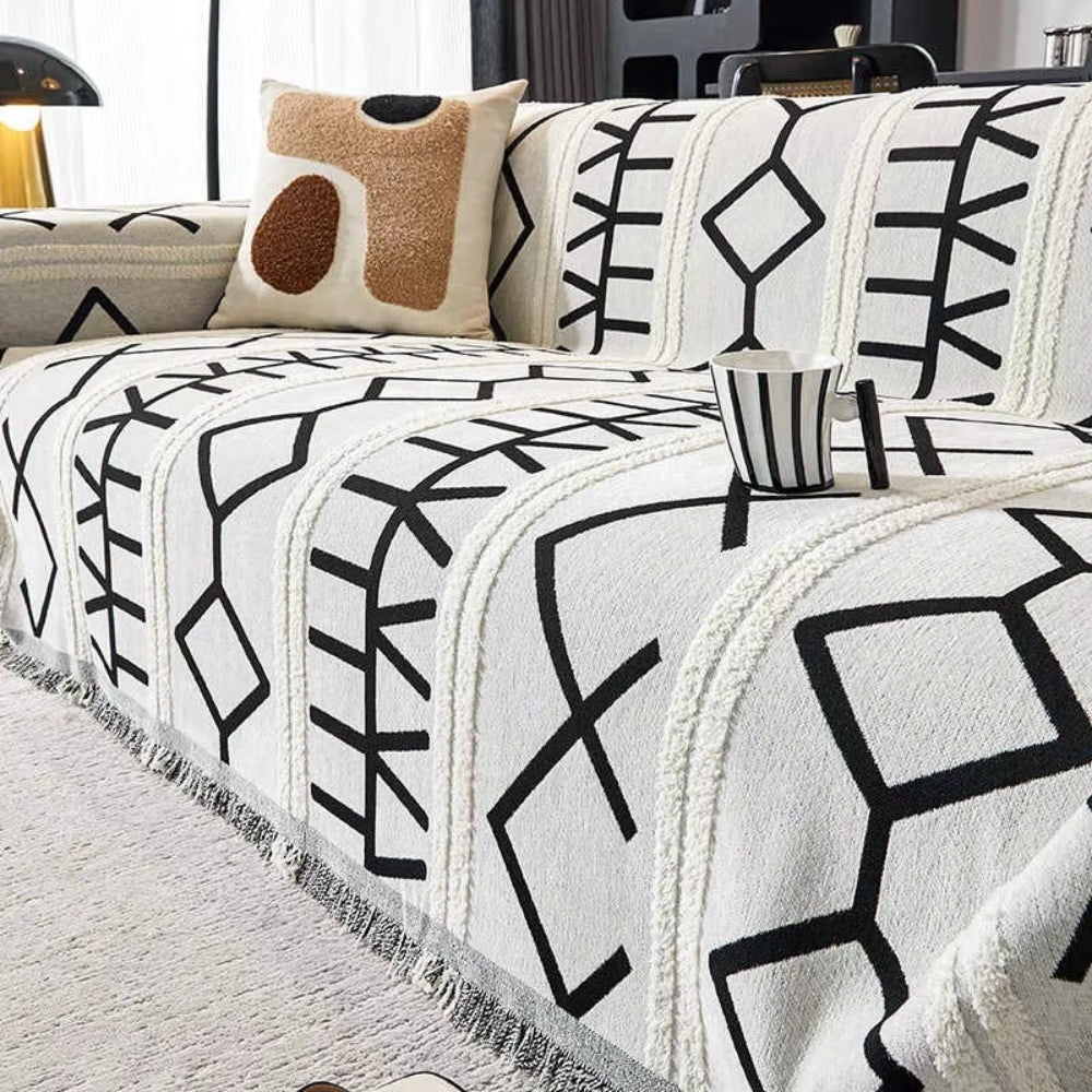 Lisslune | Maze Four-Season Chenille Sofa Cover