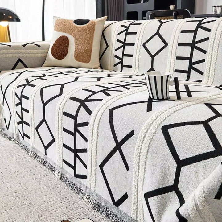Lisslune | Maze Four-Season Chenille Sofa Cover