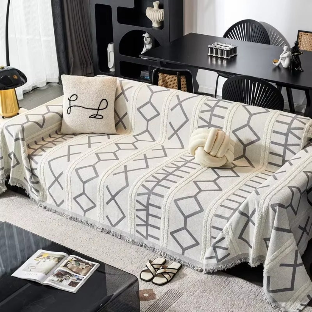 Lisslune | Maze Four-Season Chenille Sofa Cover