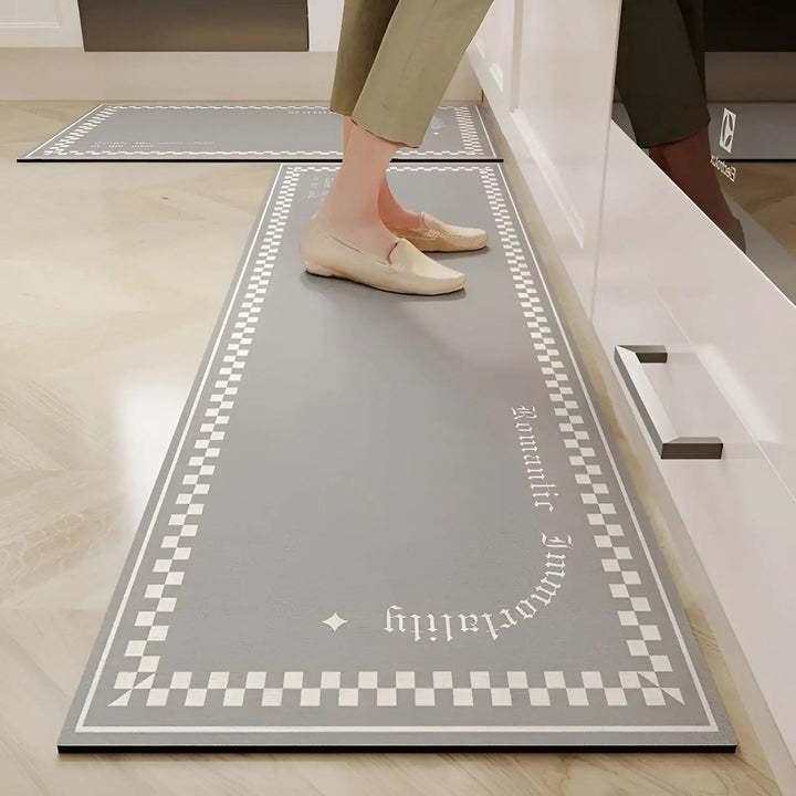 Lisslune | Quick-Drying Non-Slip Kitchen Mat | Super Absorbent, Shock-Absorbing & Stylish for Safe Cooking Spaces