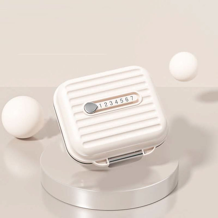 Lisslune | Portable Pill Organizer with 7 Compartments & Triple Seal