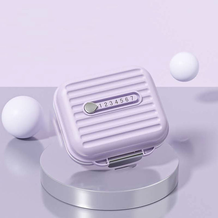 Lisslune | Portable Pill Organizer with 7 Compartments & Triple Seal