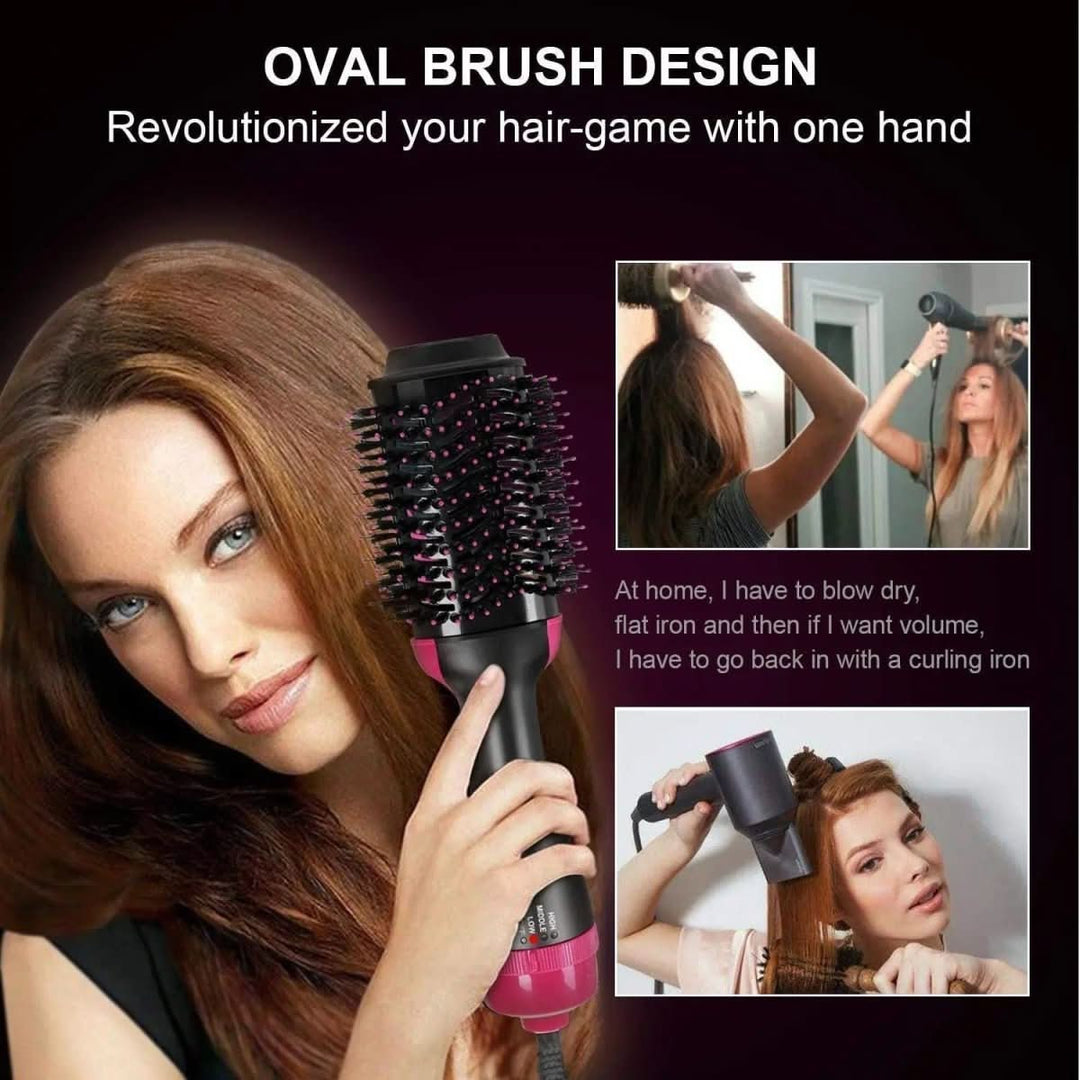 Lisslune | 4-in-1 Hair Dryer & Straightener for Volume & Shine