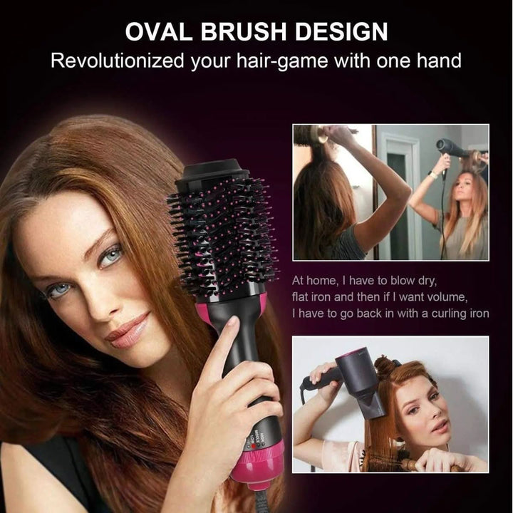 Lisslune | 4-in-1 Hair Dryer & Straightener for Volume & Shine