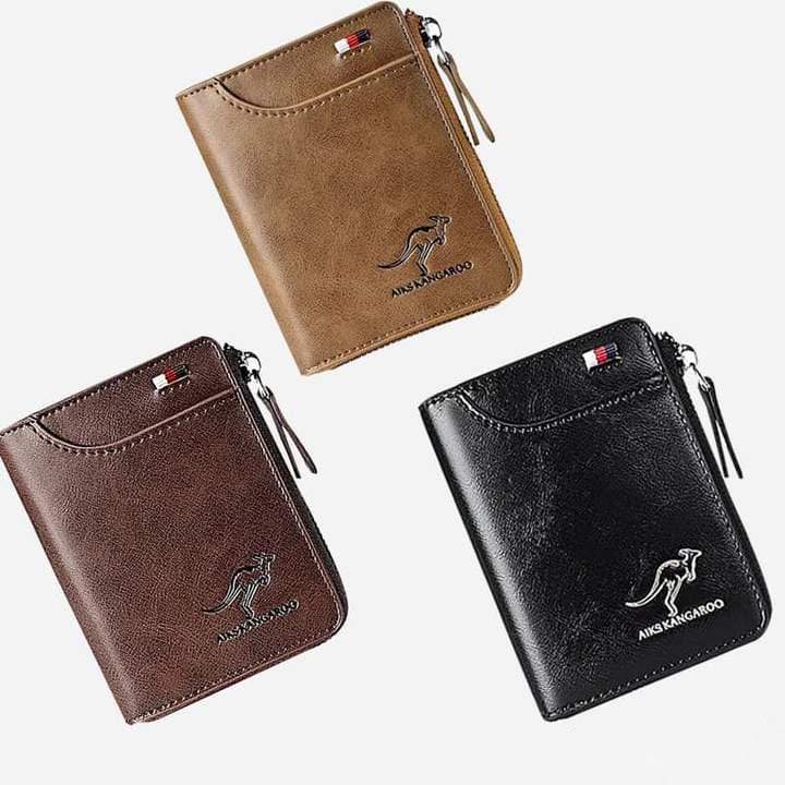 Lisslune | Kangaroo Men's RFID-blocking Wallet, Multifunctional Credit Card Holder