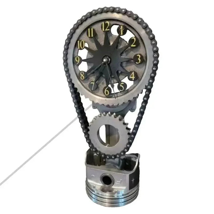 Lisslune | Watch chain with movement - Silent rotating table clock