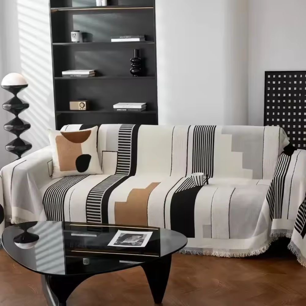 Lisslune | Metro Form Chenille Sofa Cover