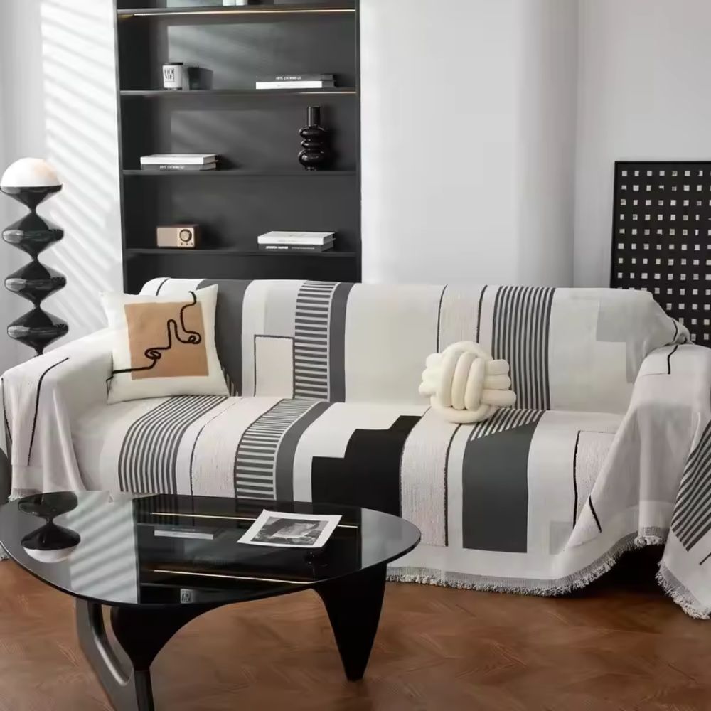 Lisslune | Metro Form Chenille Sofa Cover
