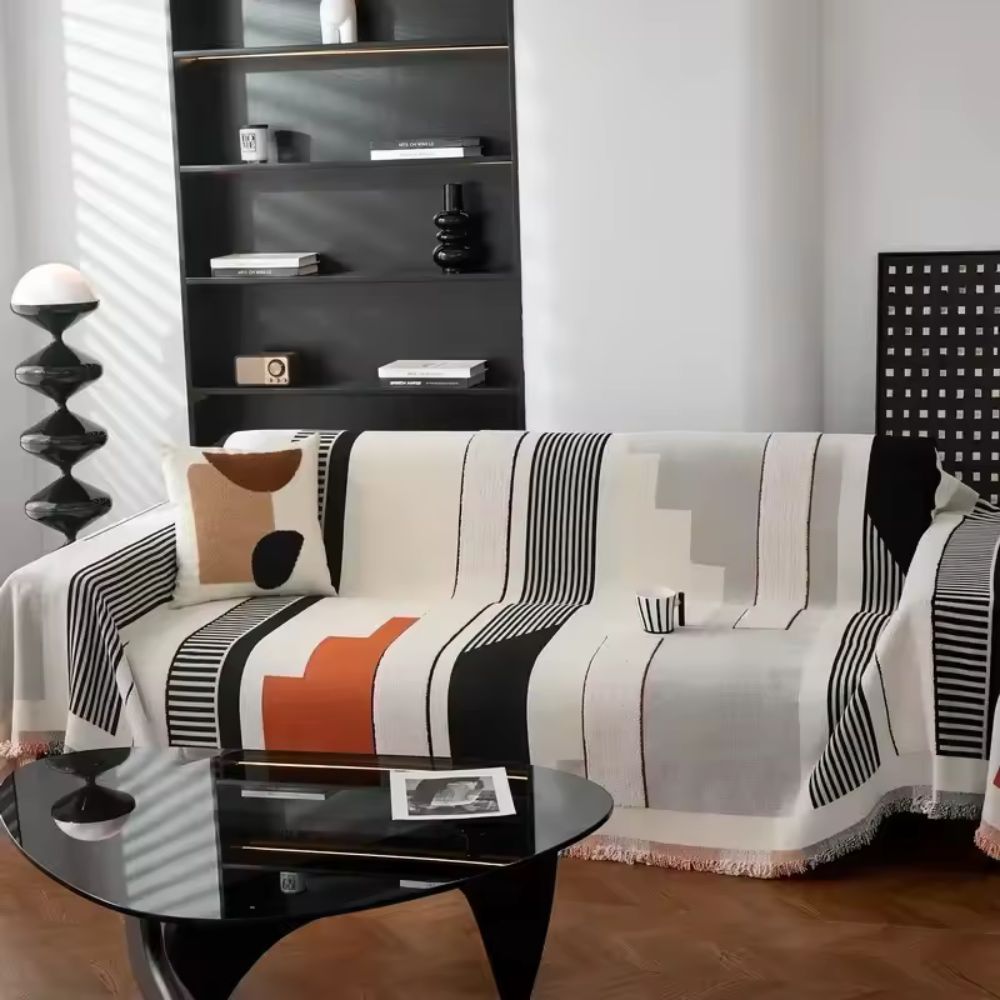 Lisslune | Metro Form Chenille Sofa Cover