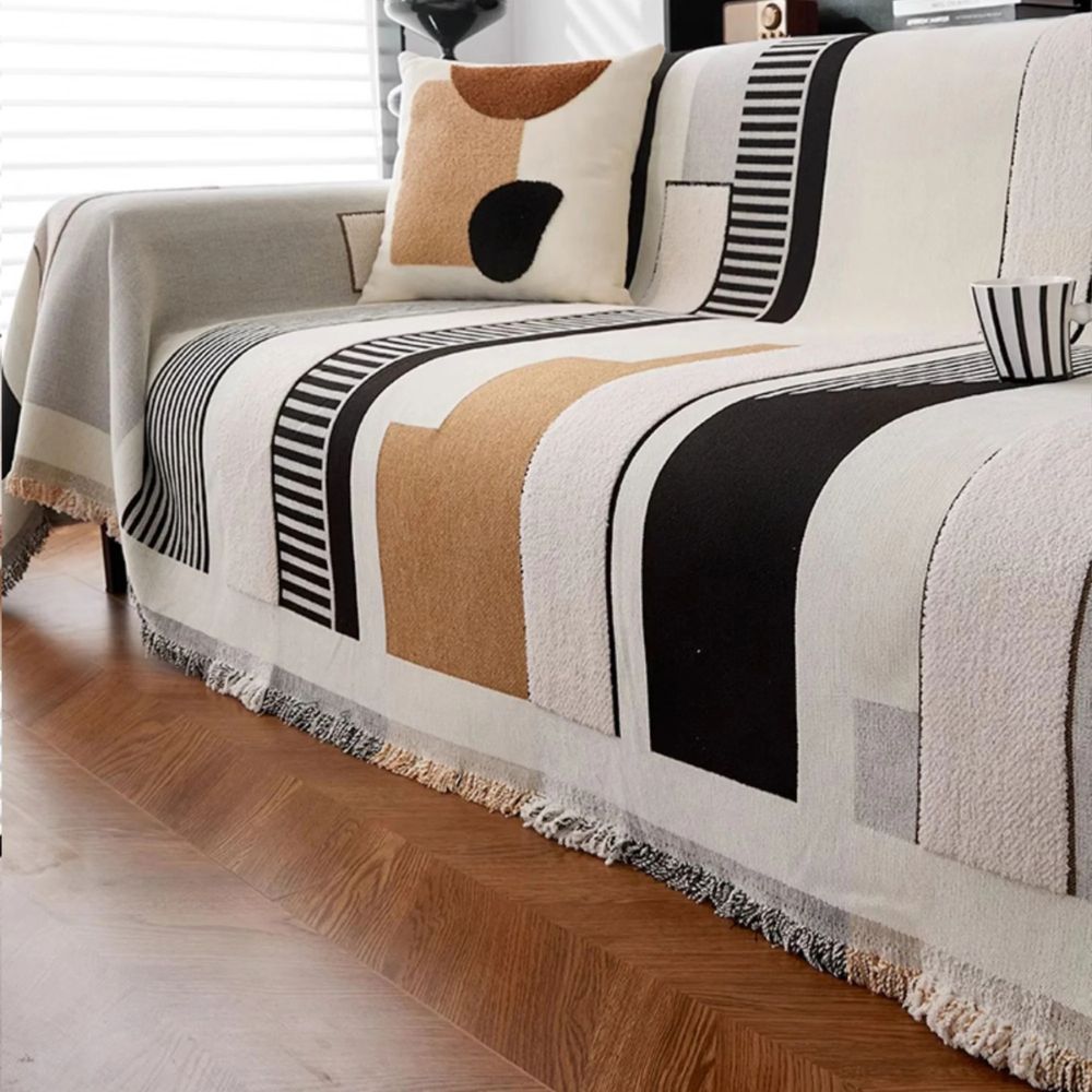 Lisslune | Metro Form Chenille Sofa Cover