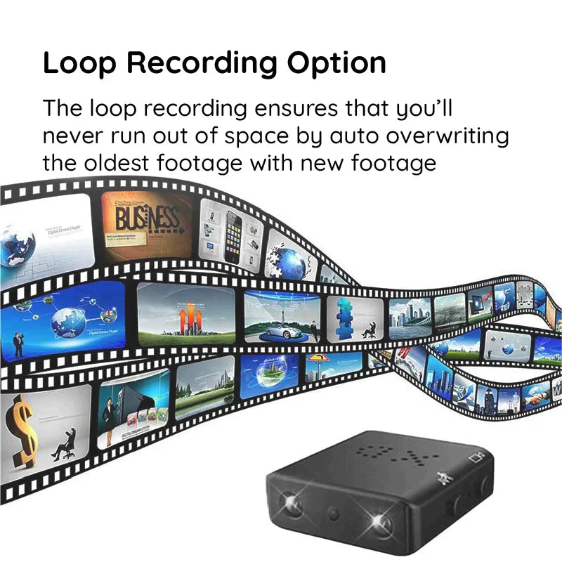 Lisslune | MysticEye™ | Wifi Micro HD Video Camera with Audio | Wireless Surveillance for Home Security & Monitoring