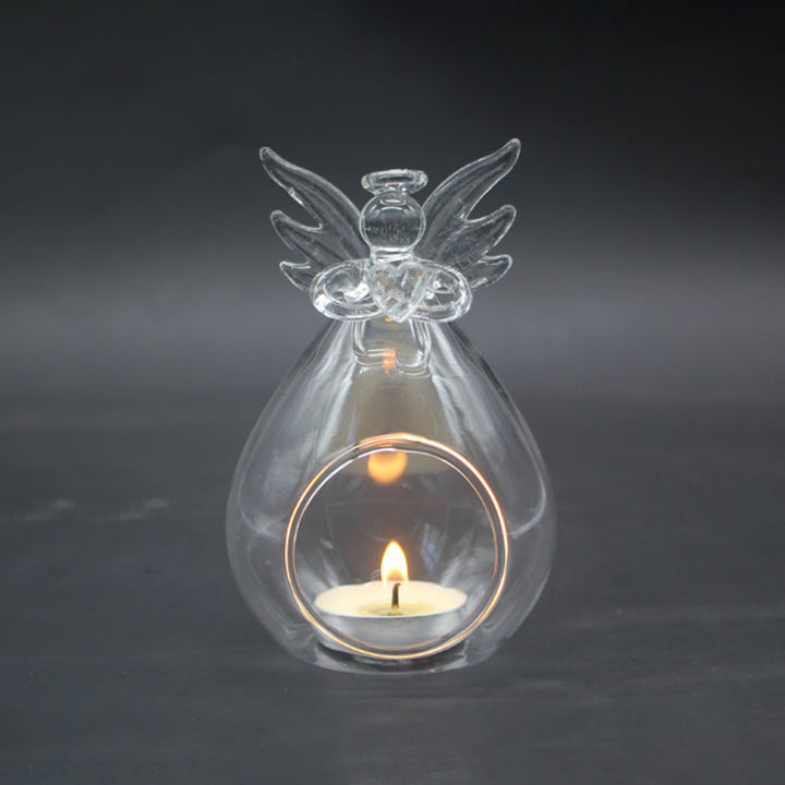 Lisslune | RadiantAura – angel-shaped candle holders with exquisite details