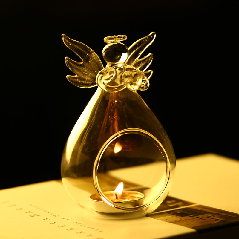 Lisslune | RadiantAura – angel-shaped candle holders with exquisite details