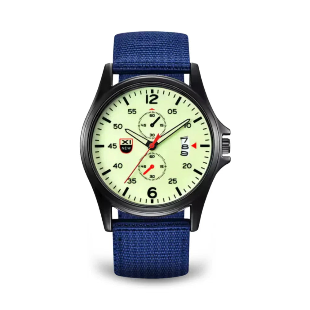 Lisslune | Military Quartz Watch – Lightweight Tactical Nylon Strap Watch for Men