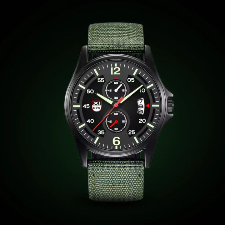 Lisslune | Military Quartz Watch – Lightweight Tactical Nylon Strap Watch for Men