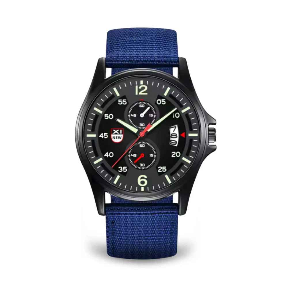 Lisslune | Military Quartz Watch – Lightweight Tactical Nylon Strap Watch for Men