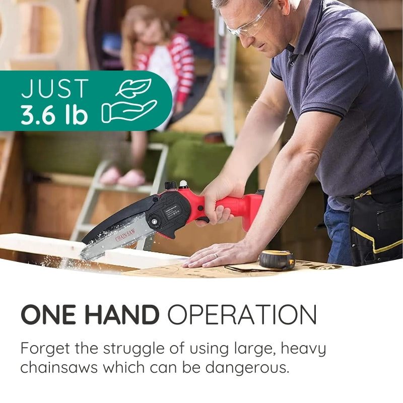 Lisslune | Mini Upgraded Cordless Chainsaw