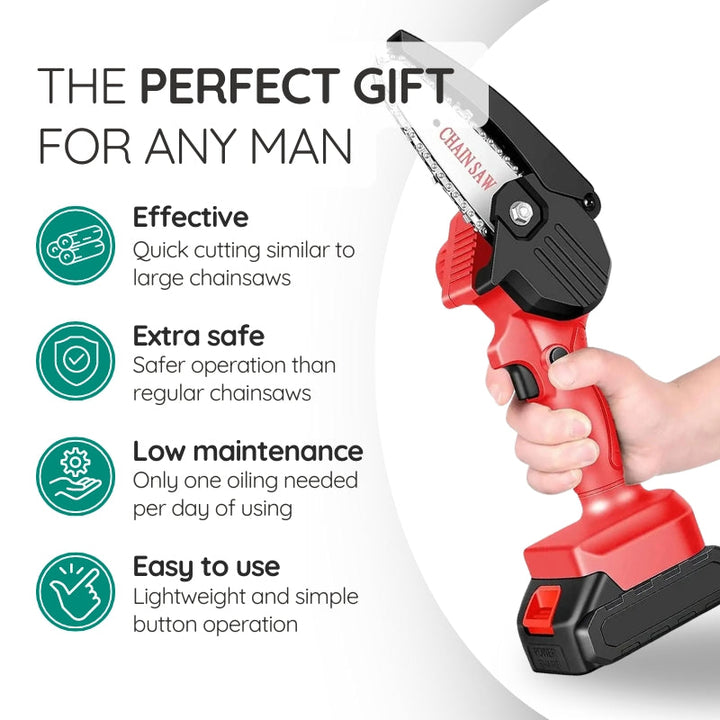 Lisslune | Mini Upgraded Cordless Chainsaw