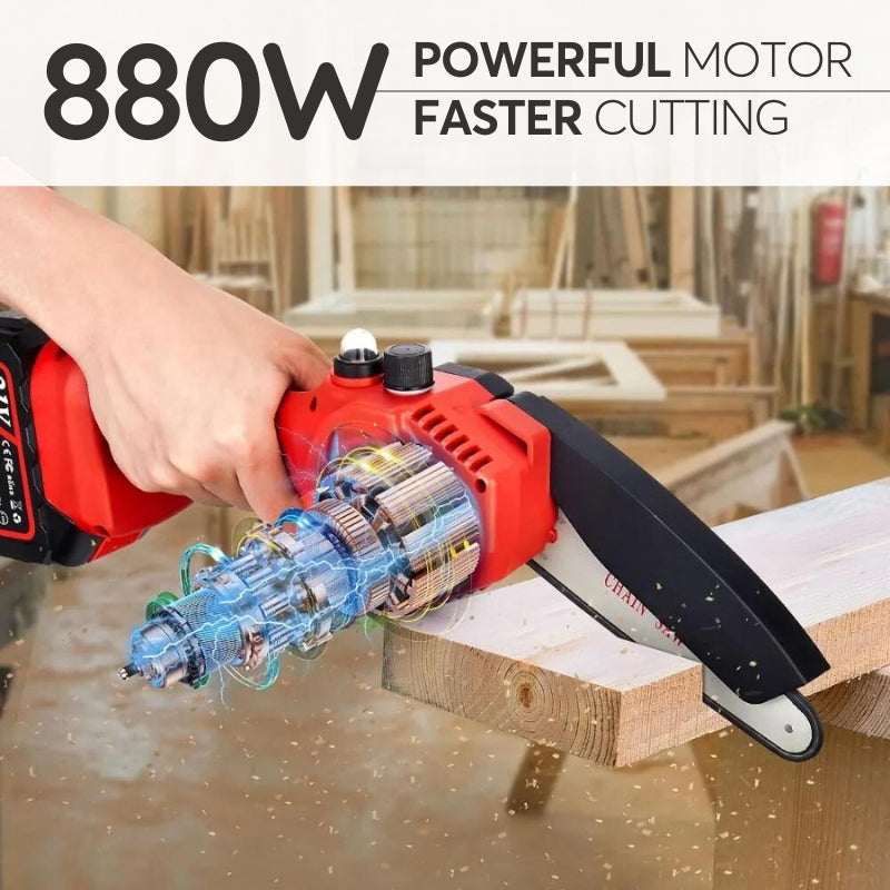 Lisslune | Mini Upgraded Cordless Chainsaw
