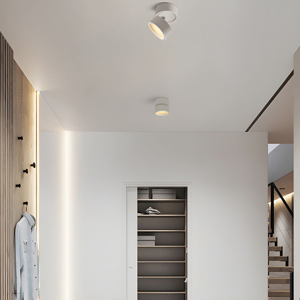 Lisslune | MiniAdjust – Adjustable LED Ceiling Light | 5W Modern Surface-Mount Spotlight