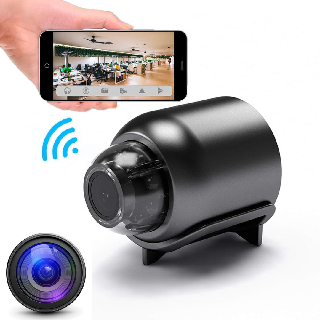 Lisslune | Waterproof HD Mini Camera With Night Vision and Wide Angle Lens IP WiFi 1080P HD 160° Wide Angle