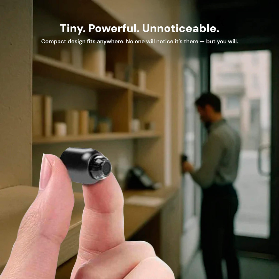 Lisslune | Mini Wireless Hidden Camera and Audio - Tiny Surveillance Mini Spy Cameras Wireless Nanny Monitoring