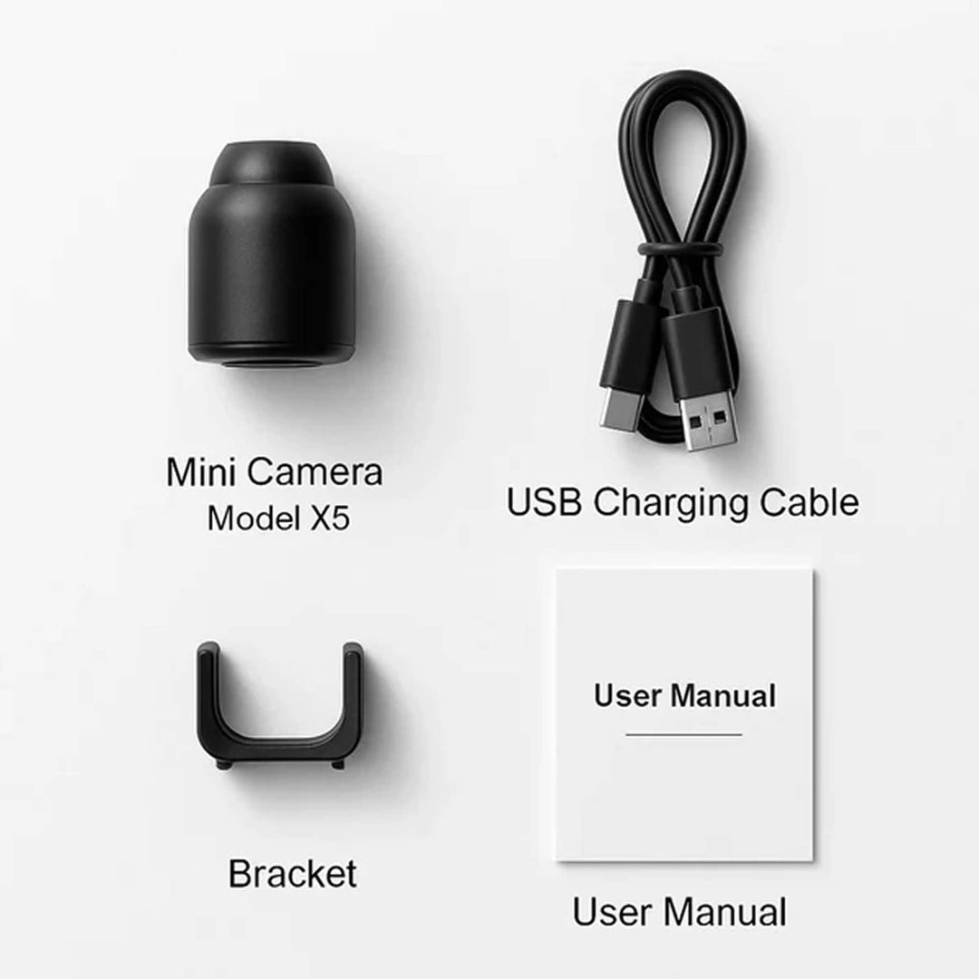Lisslune | Mini Wireless Hidden Camera and Audio - Tiny Surveillance Mini Spy Cameras Wireless Nanny Monitoring