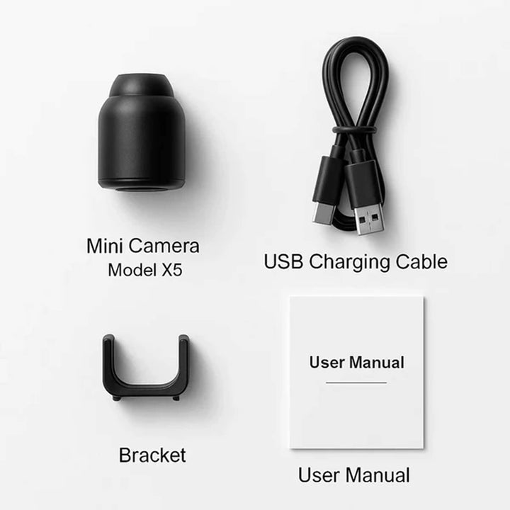 Lisslune | Mini Wireless Hidden Camera and Audio - Tiny Surveillance Mini Spy Cameras Wireless Nanny Monitoring